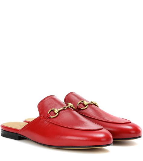 gucci red princetown slippers|Gucci princetown slippers outfit.